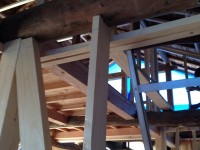 ロフトの形が出来てきました。